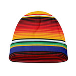 Tribal Mexican Serape Pattern Print Beanie