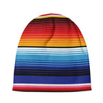 Tribal Mexican Serape Pattern Print Beanie