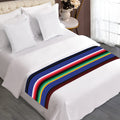 Tribal Mexican Serape Pattern Print Bed Runner