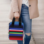 Tribal Mexican Serape Pattern Print Bible Tote Bag