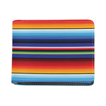 Tribal Mexican Serape Pattern Print Bifold Wallet