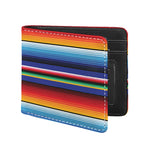 Tribal Mexican Serape Pattern Print Bifold Wallet