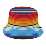 Tribal Mexican Serape Pattern Print Bucket Hat