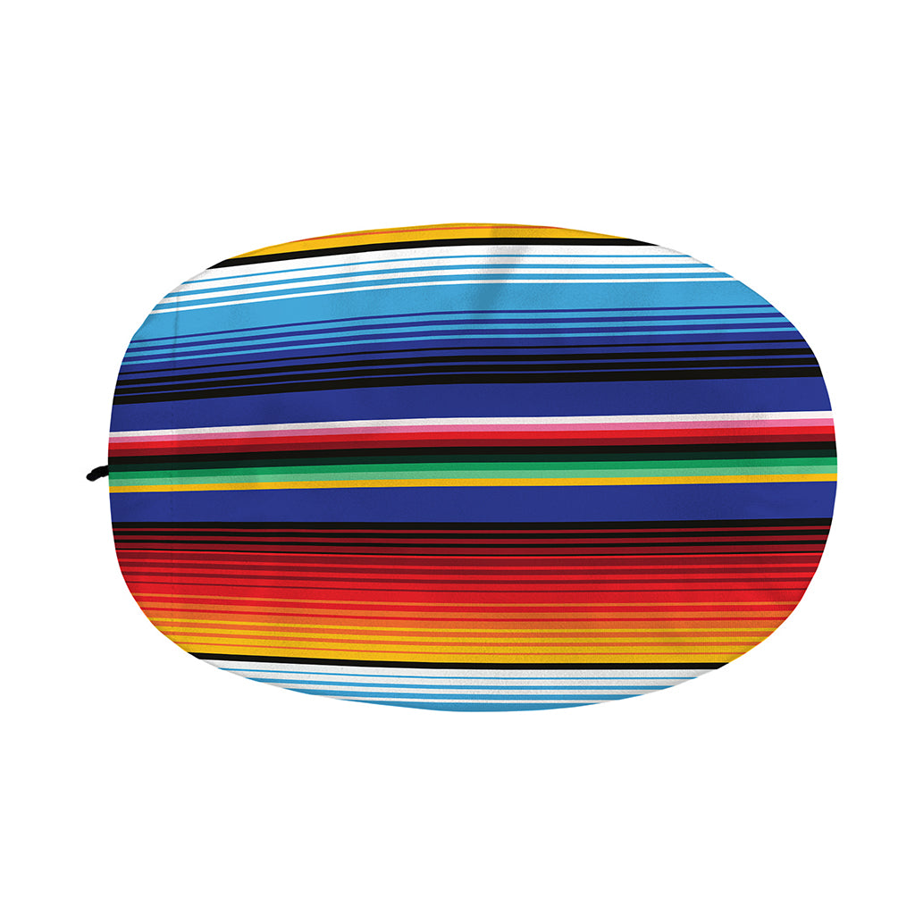 Tribal Mexican Serape Pattern Print Car Side Mirror Covers