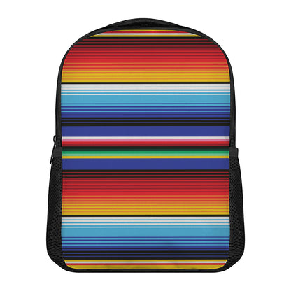 Tribal Mexican Serape Pattern Print Casual Backpack