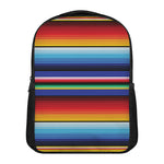 Tribal Mexican Serape Pattern Print Casual Backpack