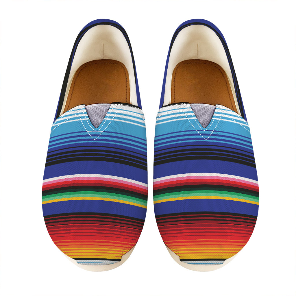 Tribal Mexican Serape Pattern Print Casual Shoes
