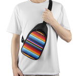 Tribal Mexican Serape Pattern Print Chest Bag