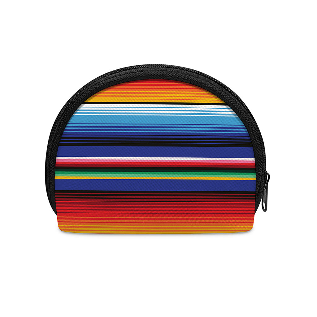 Tribal Mexican Serape Pattern Print Coin Purse