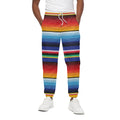 Tribal Mexican Serape Pattern Print Cotton Sweatpants