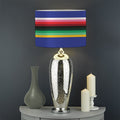 Tribal Mexican Serape Pattern Print Drum Lamp Shade