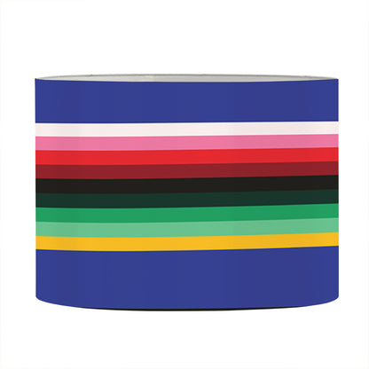 Tribal Mexican Serape Pattern Print Drum Lamp Shade