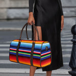 Tribal Mexican Serape Pattern Print Duffle Bag