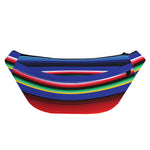 Tribal Mexican Serape Pattern Print Fanny Pack