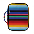Tribal Mexican Serape Pattern Print Front Pocket Bible Bag