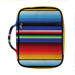 Tribal Mexican Serape Pattern Print Front Pocket Bible Bag