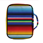 Tribal Mexican Serape Pattern Print Front Pocket Bible Bag