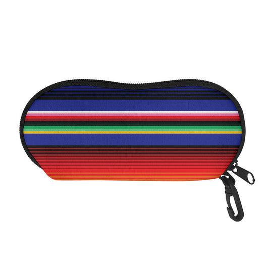 Tribal Mexican Serape Pattern Print Glasses Case