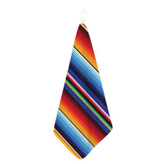 Tribal Mexican Serape Pattern Print Hand Towel