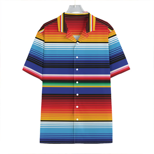 Tribal Mexican Serape Pattern Print Hawaiian Shirt