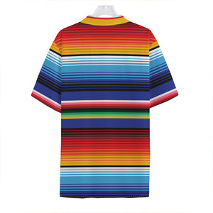 Tribal Mexican Serape Pattern Print Hawaiian Shirt