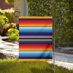 Tribal Mexican Serape Pattern Print House Flag