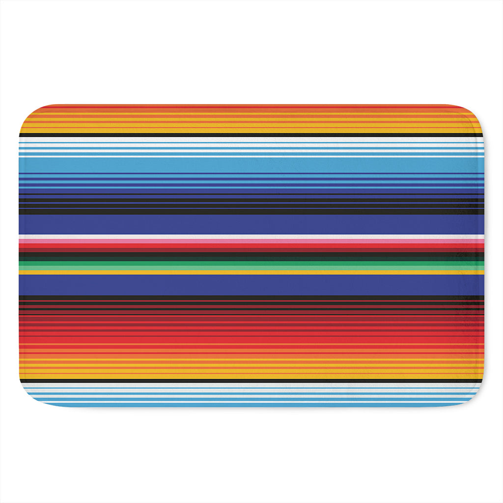Tribal Mexican Serape Pattern Print Indoor Door Mat