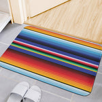 Tribal Mexican Serape Pattern Print Indoor Door Mat