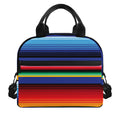 Tribal Mexican Serape Pattern Print Insulated Lunch Bag