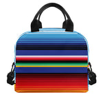 Tribal Mexican Serape Pattern Print Insulated Lunch Bag
