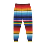 Tribal Mexican Serape Pattern Print Jogger Pants