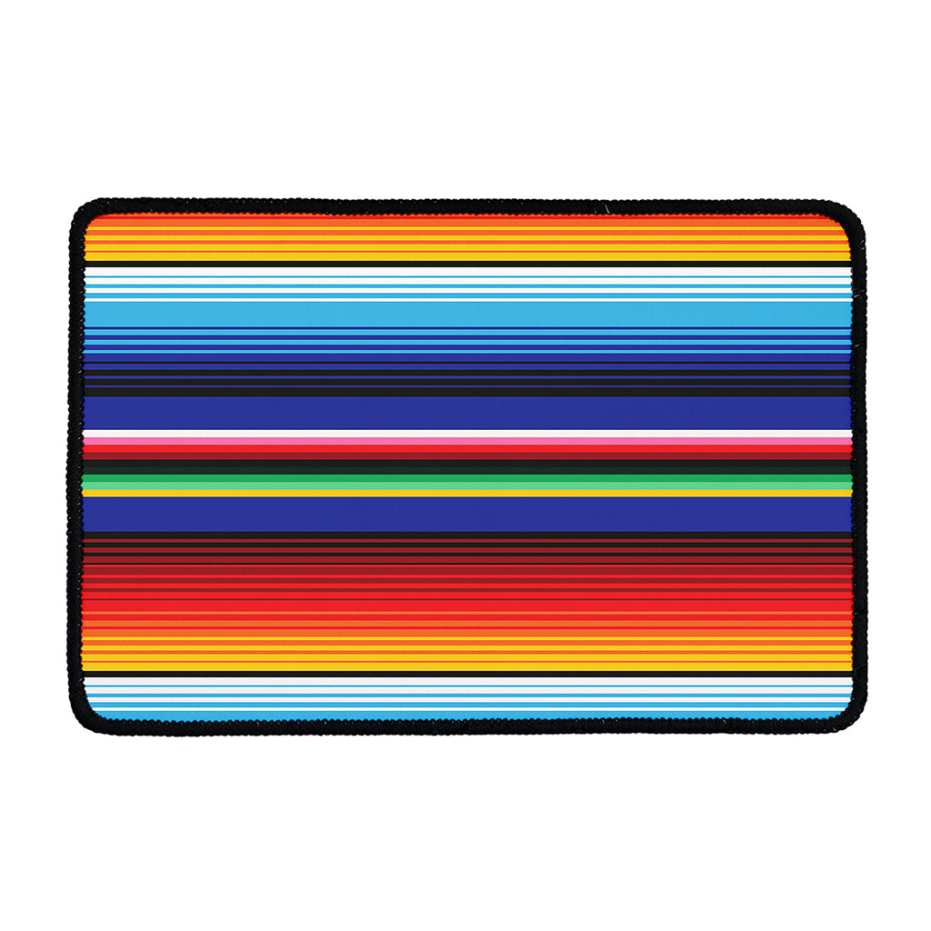 Tribal Mexican Serape Pattern Print Kitchen Mat