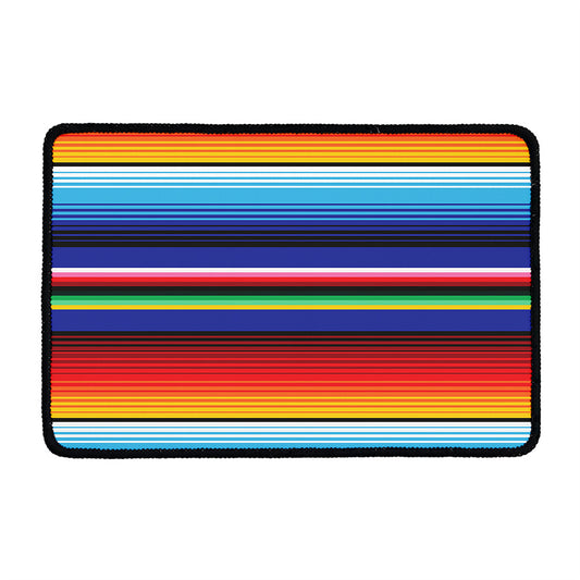 Tribal Mexican Serape Pattern Print Kitchen Mat
