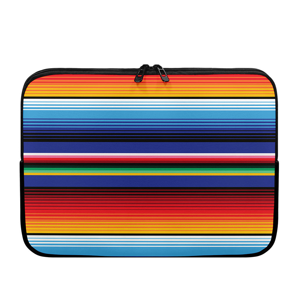 Tribal Mexican Serape Pattern Print Laptop Sleeve