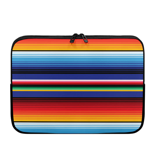 Tribal Mexican Serape Pattern Print Laptop Sleeve