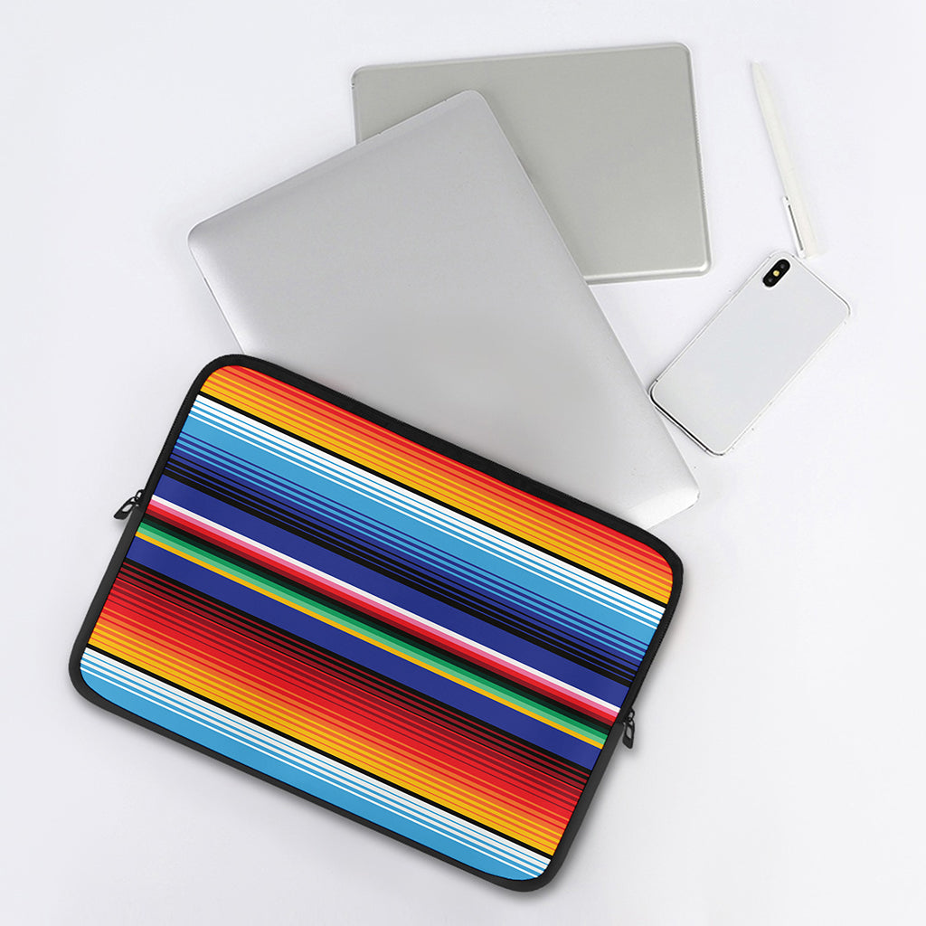 Tribal Mexican Serape Pattern Print Laptop Sleeve