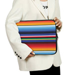 Tribal Mexican Serape Pattern Print Laptop Sleeve