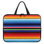 Tribal Mexican Serape Pattern Print Laptop Sleeve With Handle
