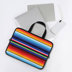 Tribal Mexican Serape Pattern Print Laptop Sleeve With Handle