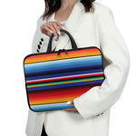 Tribal Mexican Serape Pattern Print Laptop Sleeve With Handle
