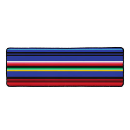 Tribal Mexican Serape Pattern Print Long Kitchen Mat