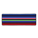 Tribal Mexican Serape Pattern Print Long Kitchen Mat
