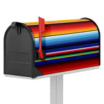 Tribal Mexican Serape Pattern Print Mailbox Cover