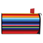 Tribal Mexican Serape Pattern Print Mailbox Cover