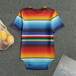 Tribal Mexican Serape Pattern Print Men's Bodysuit