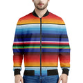 Tribal Mexican Serape Pattern Print Men's Bomber Jacket
