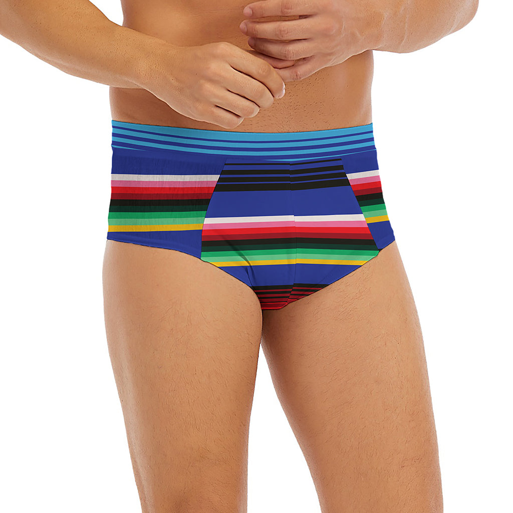 Tribal Mexican Serape Pattern Print Men's Briefs