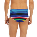 Tribal Mexican Serape Pattern Print Men's Briefs