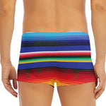 Tribal Mexican Serape Pattern Print Men's Short Boxer Briefs