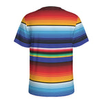 Tribal Mexican Serape Pattern Print Men's Sports T-Shirt